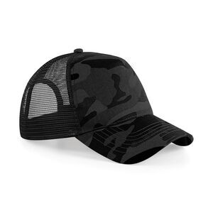 Beechfield Retro Camouflage  Trucker Cap / Midnight Camo